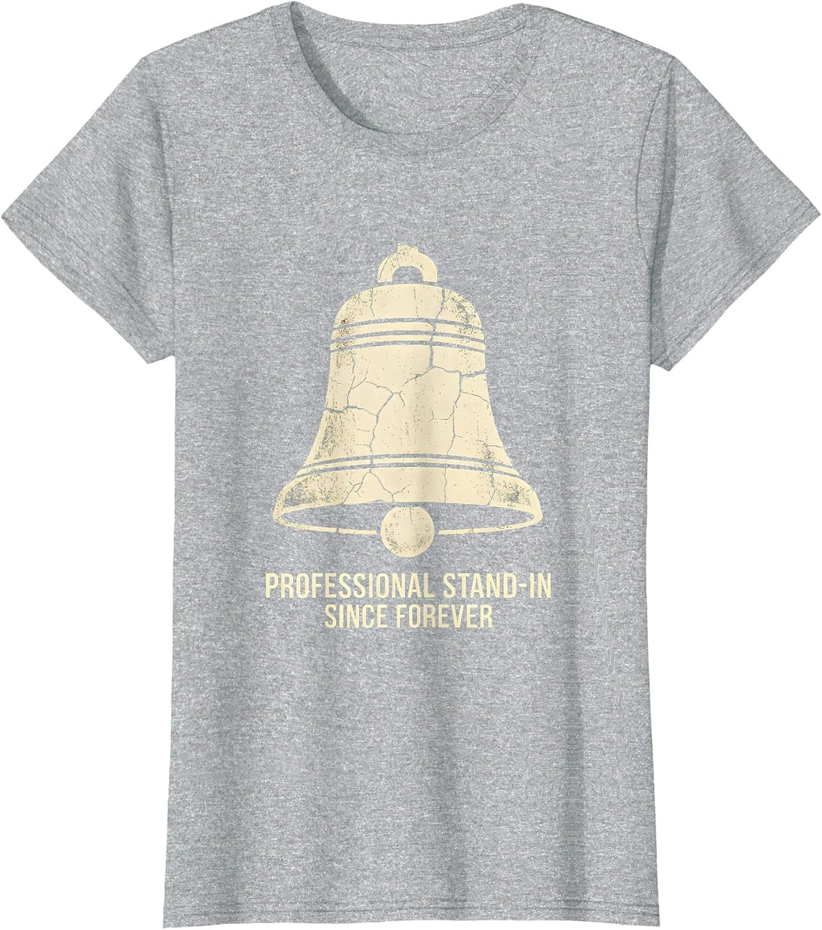 Substitute Teacher Professional Stand-In Design T-Shirt - Heather Grey