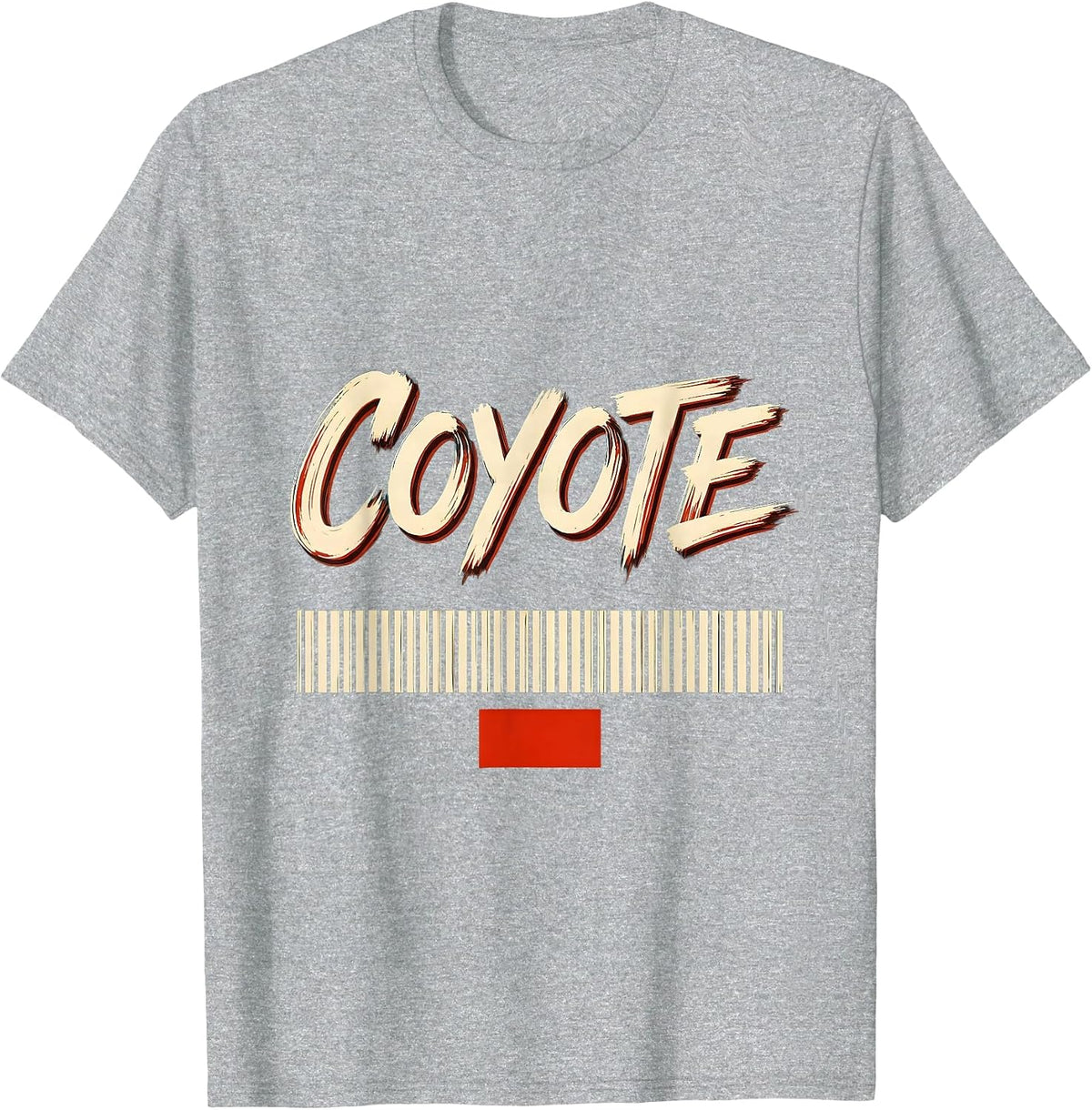 Men's COYOTE Funny Vintage Retro Coyote V8 Engine Gearheads T-Shirt - Heather Grey