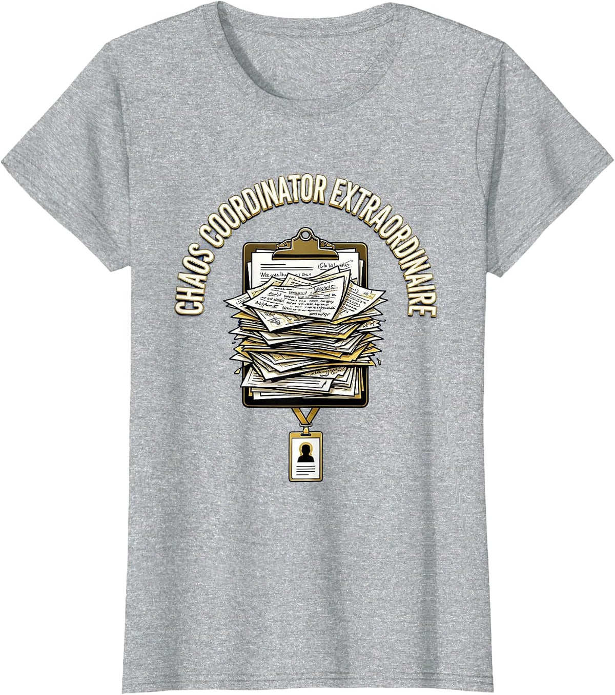 Women's Chaos Coordinator Extraordinaire Paraprofessional T-Shirt - Heather Grey