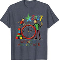 We Voted Midnight At 8, 2027 Naive Kidcore Family New Year T-Shirt - Heather Blue