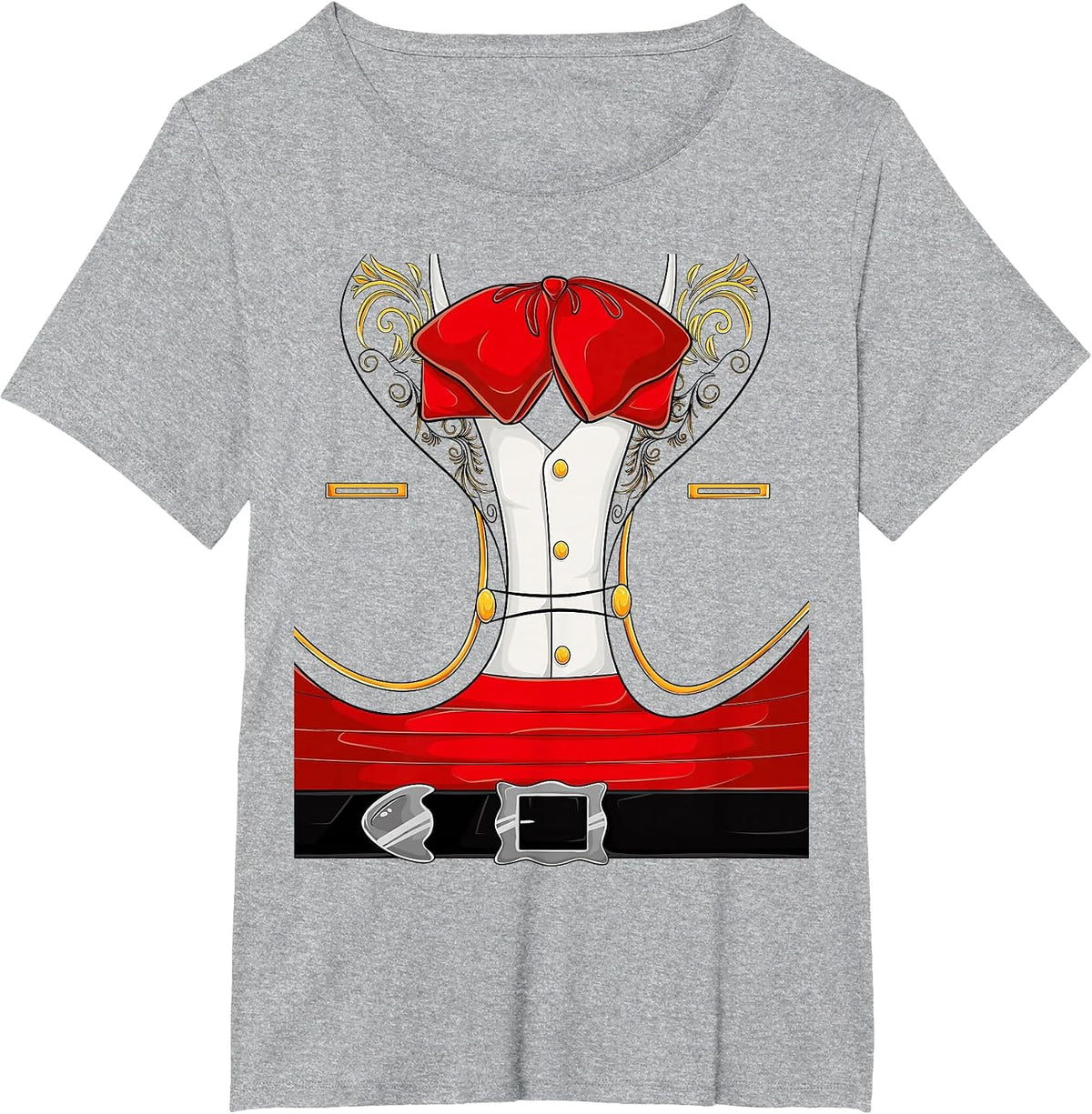 Mariachi Charro Cinco De Mayo T-Shirt Halloween Costume Tee Mexican Shirt - Heather Grey