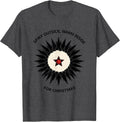 Men's Spiky Outside, Warm Inside For Christmas Cute Hedgehog T-Shirt - Dark Heather Grey