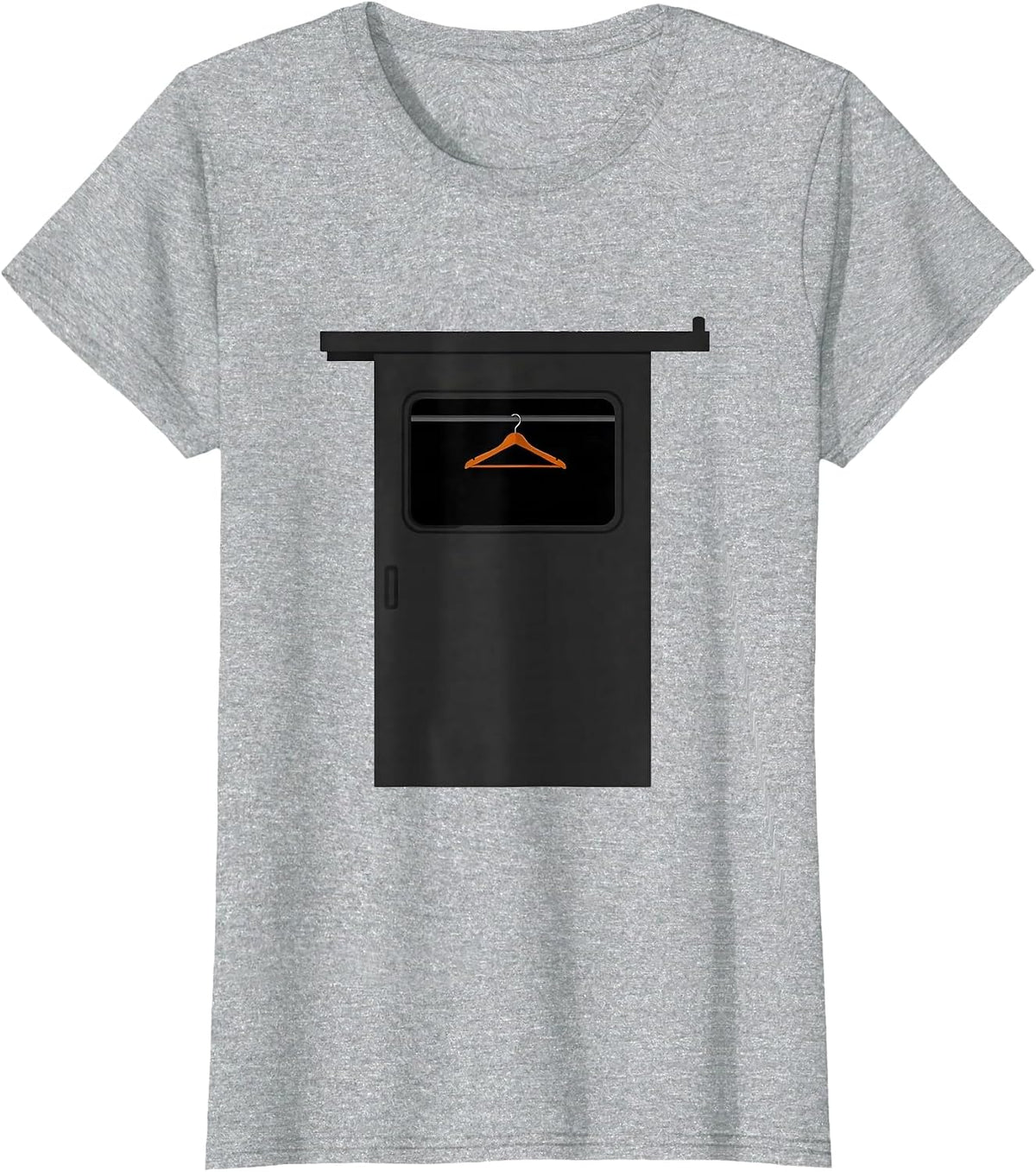 Women's Sliding Van Door Wardrobe Retro Van Life Nomads T-Shirt - Heather Grey