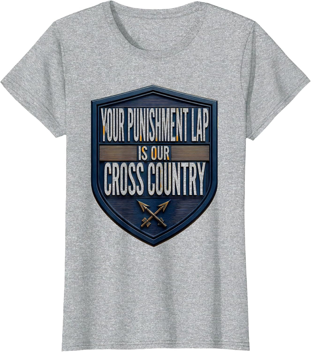 Your Punishment Lap Is Our Cross Country Running T-Shirt - Heather Grey