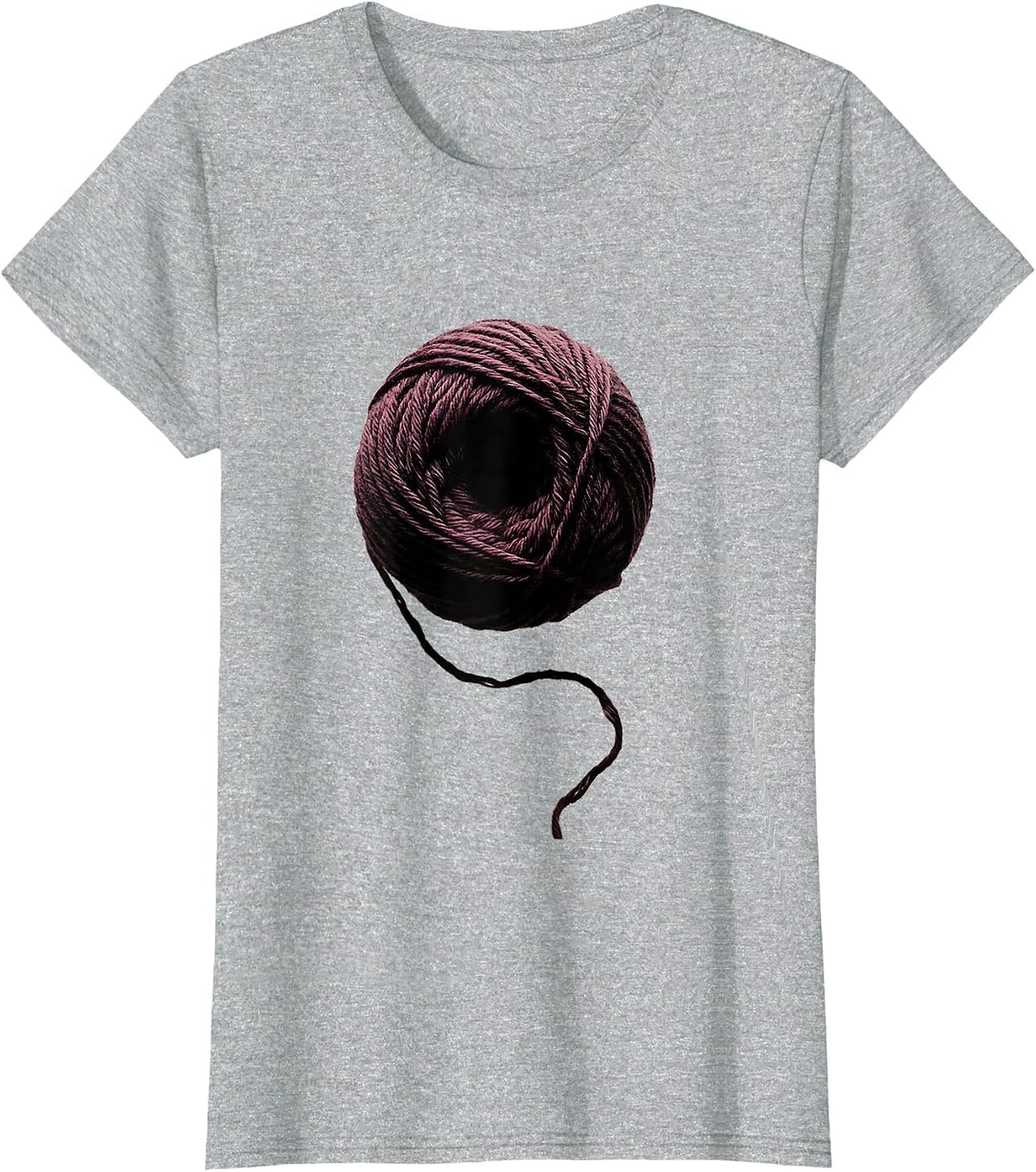 Mental Health Awareness Unraveling Yarn Graphic T-Shirt - Heather Grey