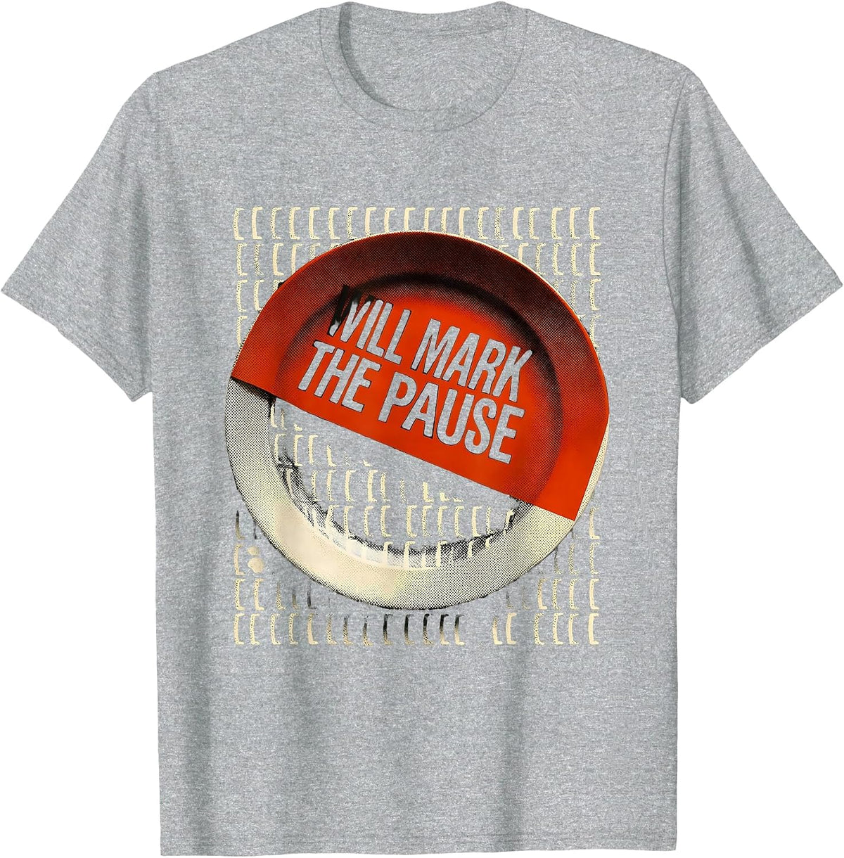 Men's Will Mark The Pause Funny Shakespeare Literary Humor Book T-Shirt - Heather Grey