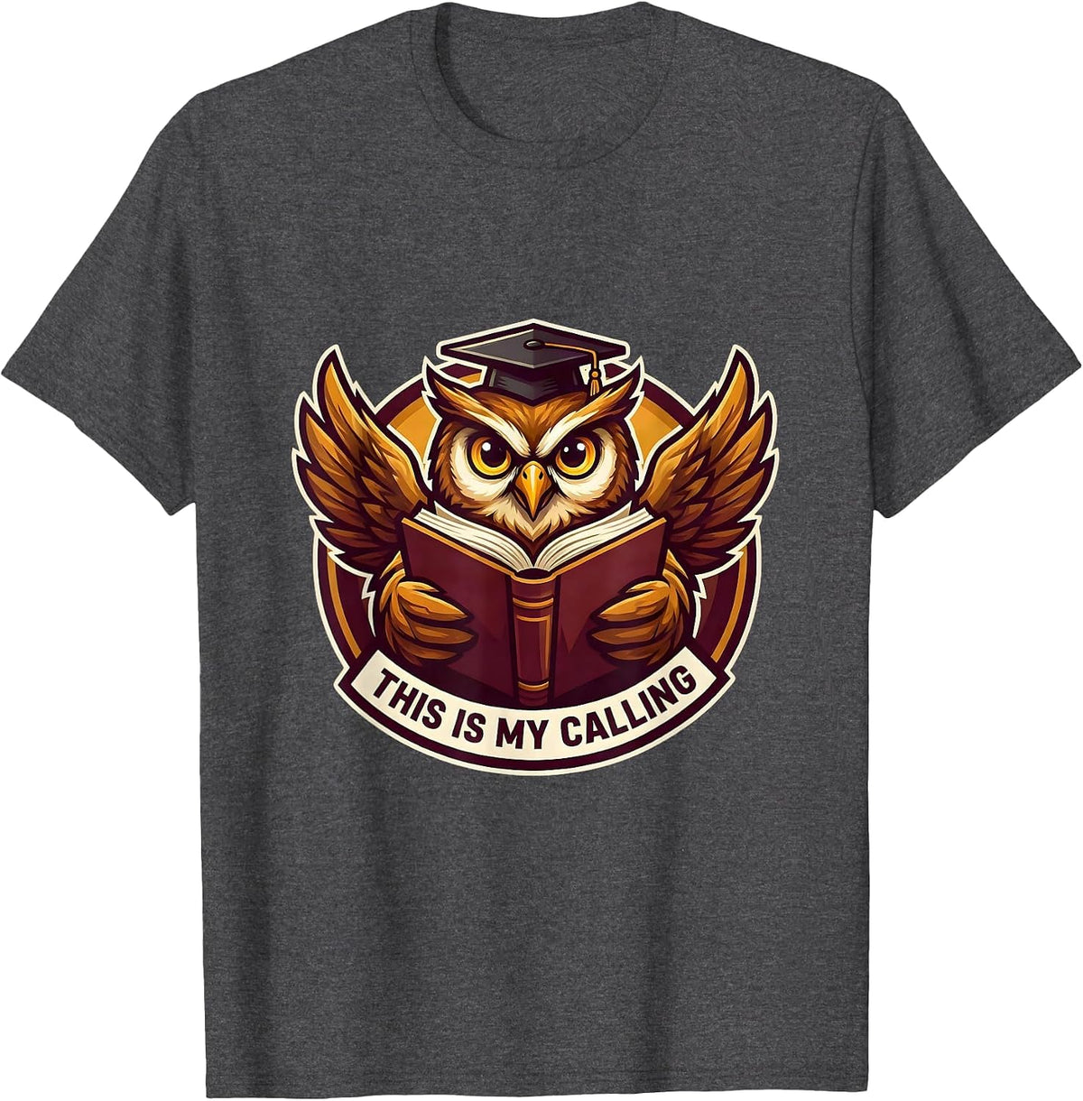 Men's This Is My Calling Paraprofessional Design T-Shirt - Dark Heather Grey