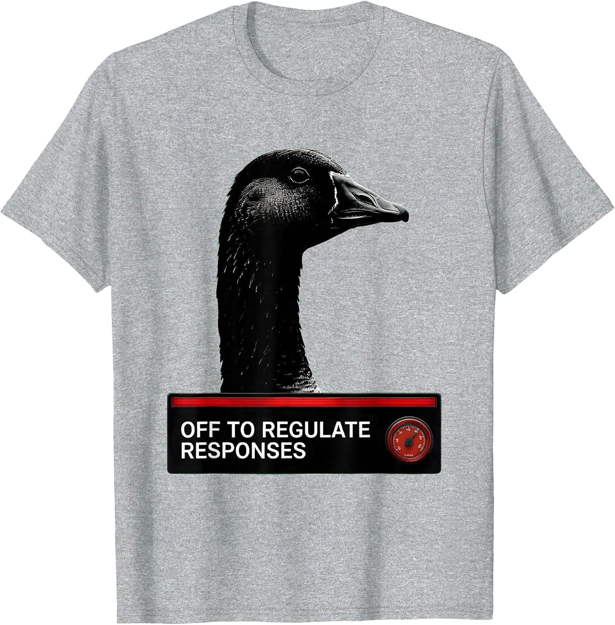 Men's Off To Regulate Responses Funny Mental Health Therapist T-Shirt - Heather Grey
