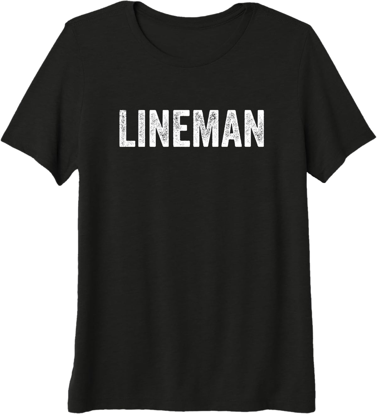 Lineman Premium Tri-blend T-Shirt - Black