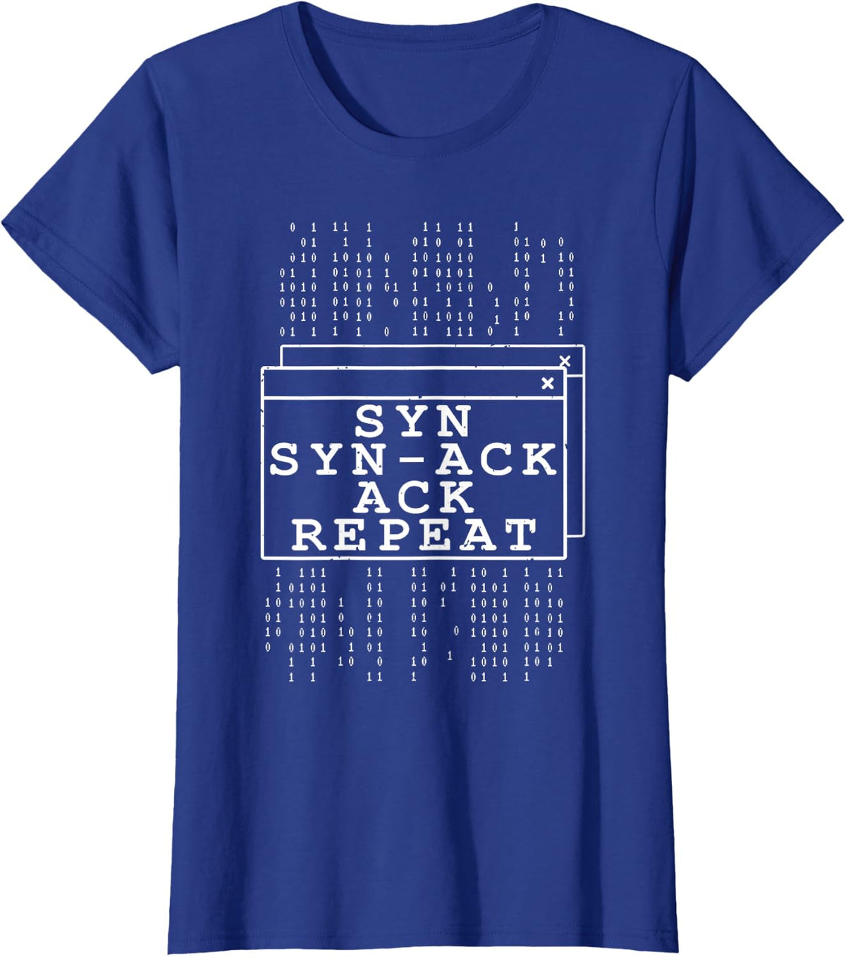 Network Admin, Syn Ack Repeat, Sysadmin & IT Programmer T-Shirt - Royal Blue