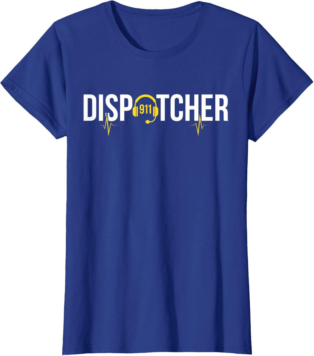911 Dispatcher Best 911 Emergency Dispatcher 911 Operator T-Shirt - Royal Blue