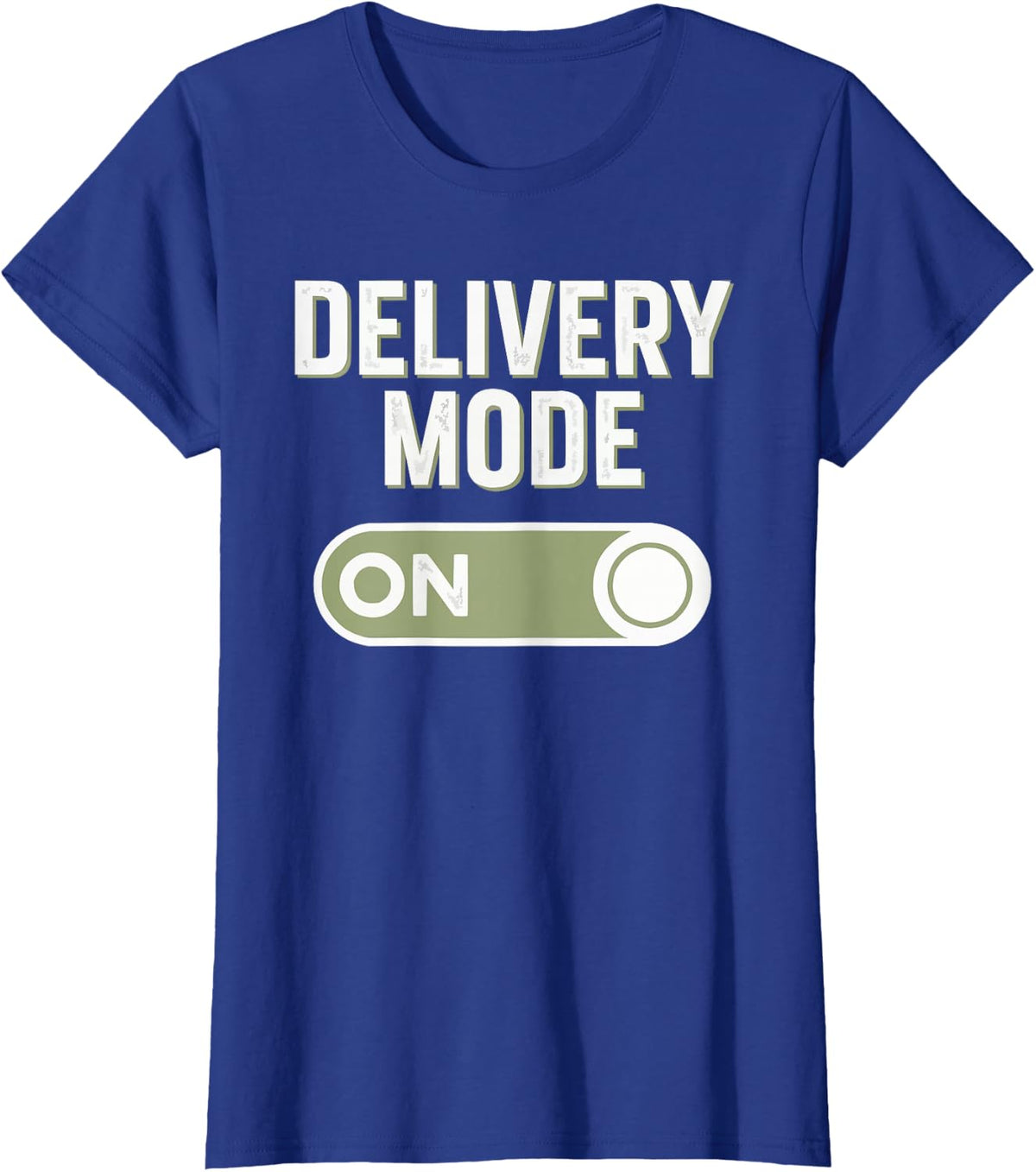 Delivery Driver Motorcycle Food Delivery Guy Courier T-Shirt - Royal Blue