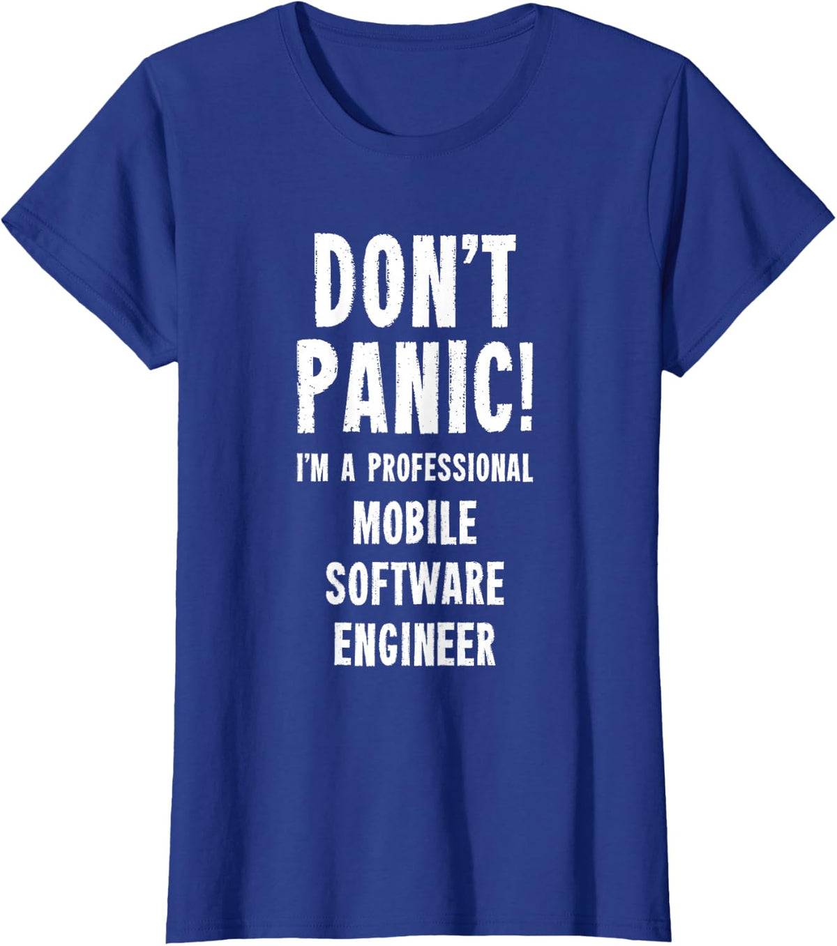 Mobile Software Engineer T-Shirt - Royal Blue