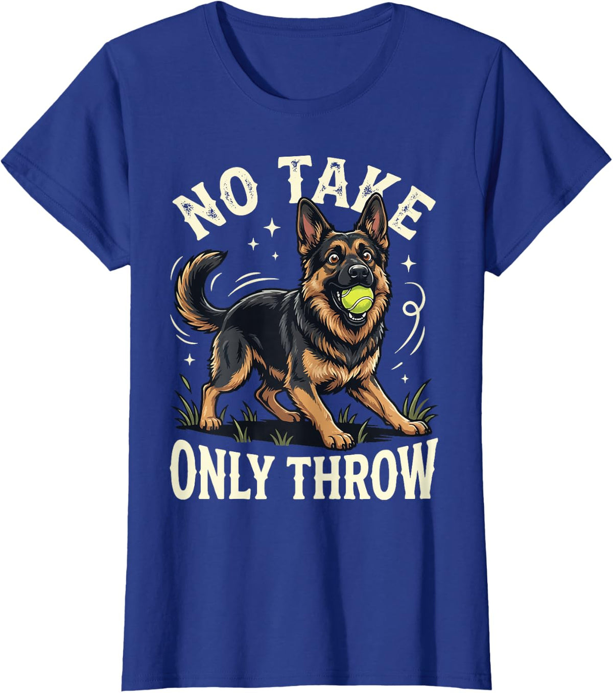 No Take Only Throw T-Shirt - Royal Blue