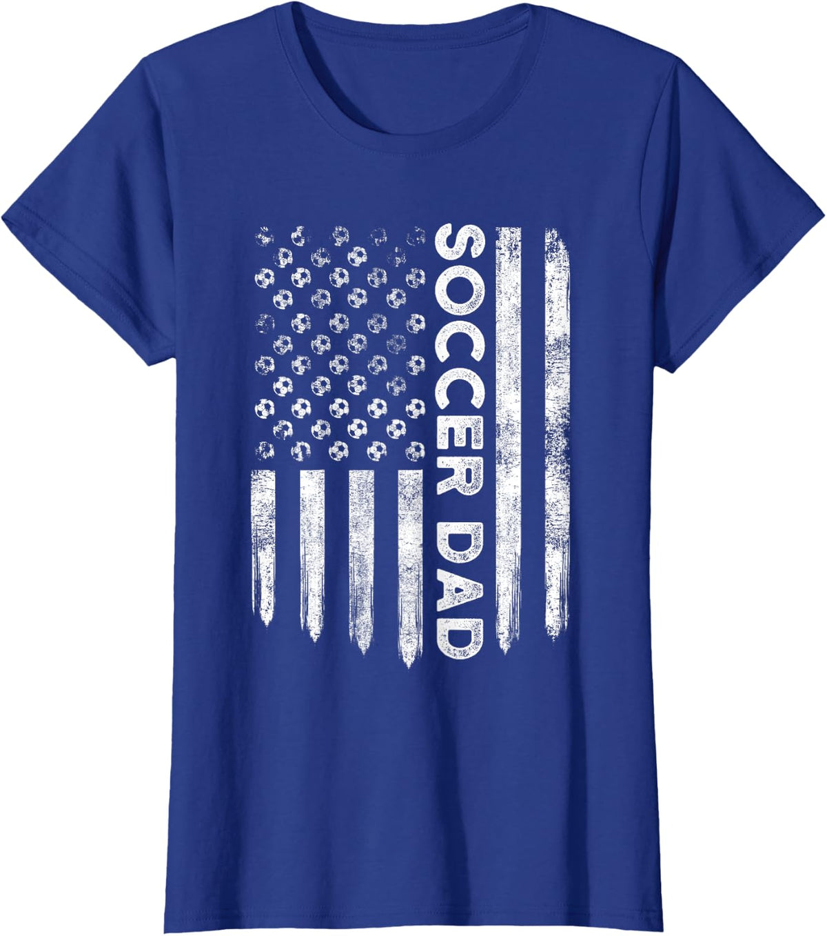 New First Time Dad to Be Symbol Tools Soccer Daddy DA1 T-Shirt - Royal Blue