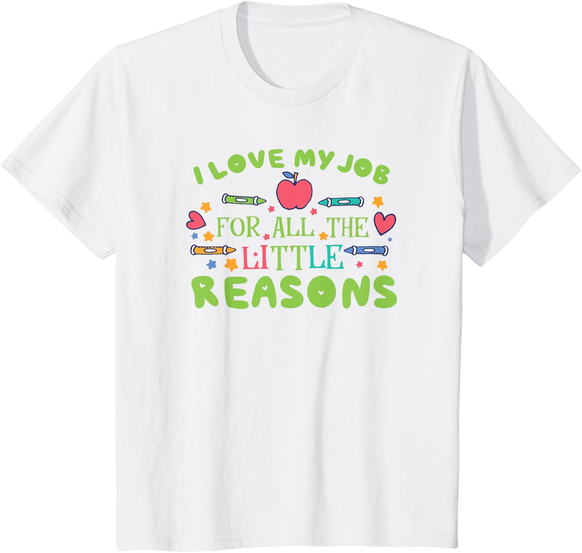 Cute Childcare Teacher T-Shirt - White