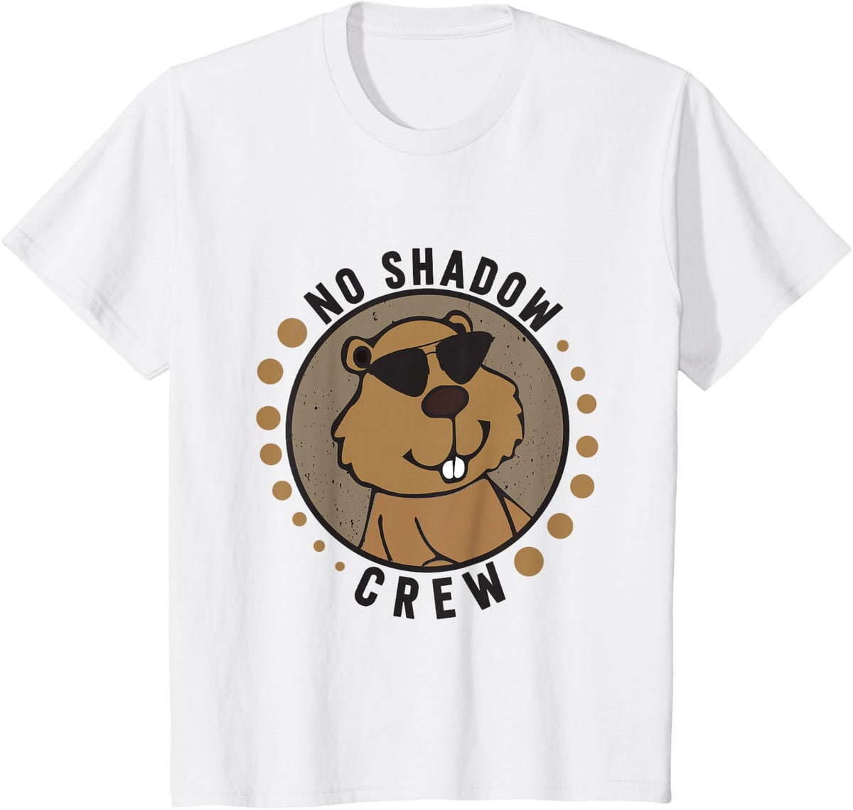 Team No Shadow Crew Groundhog Day 2026 T-Shirt - White