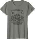 I've Got Friends in Low Places Funny Corgi T-Shirt - Olive Heather
