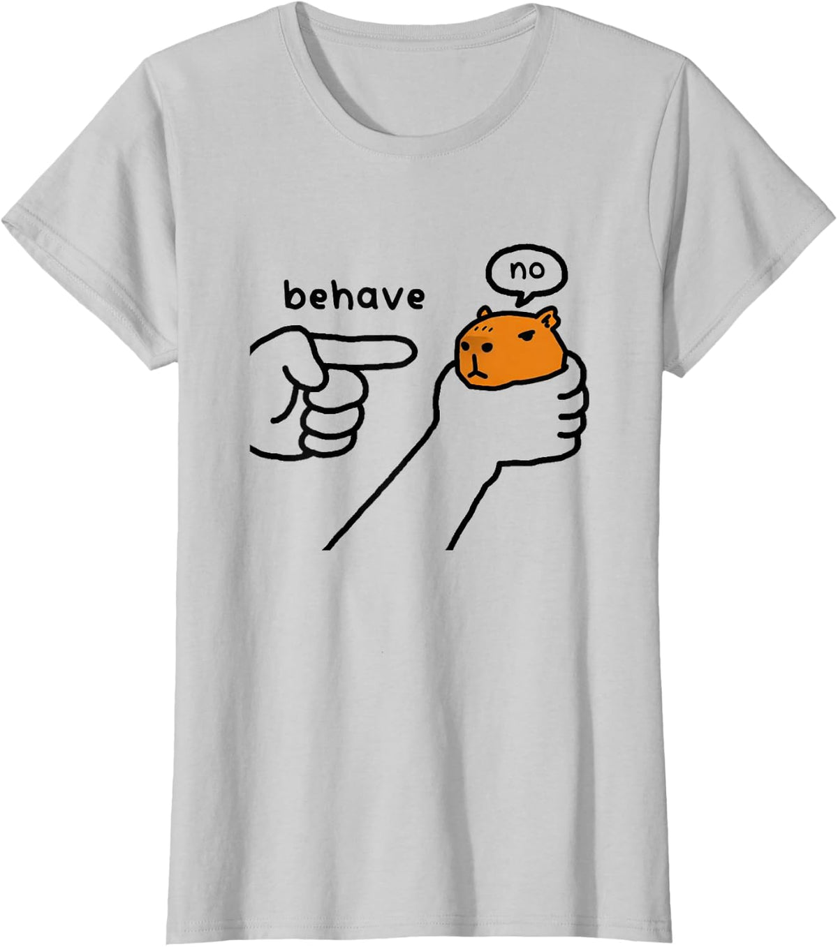Girls Boys T-Shirt - Silver Grey
