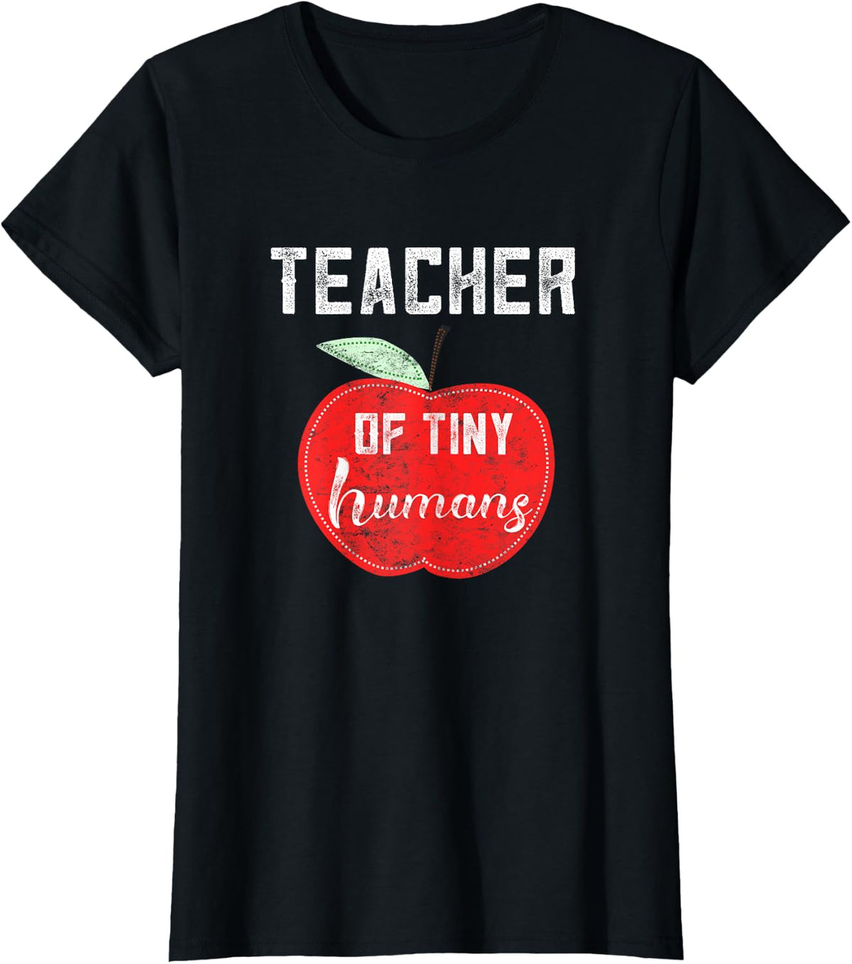 Preschool Teacher Gift Teacher of Tiny Humans Pre-K Daycare T-Shirt - Black