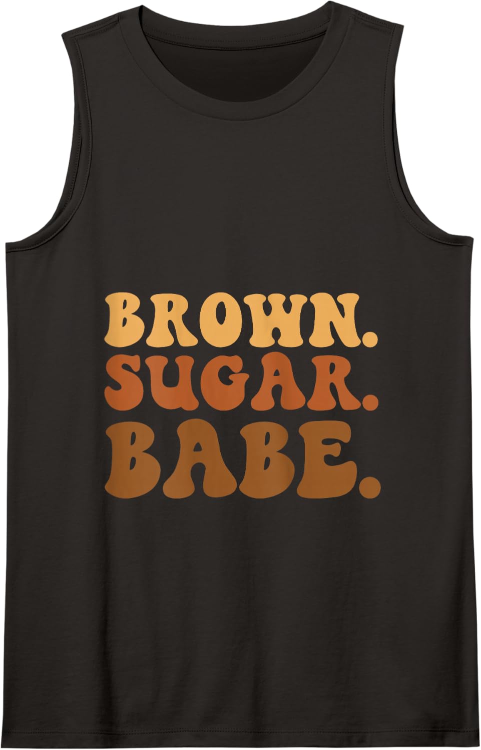 Brown Sugar Babe Afro Queen Black Pride Black Lives Matter Tank Top - Black