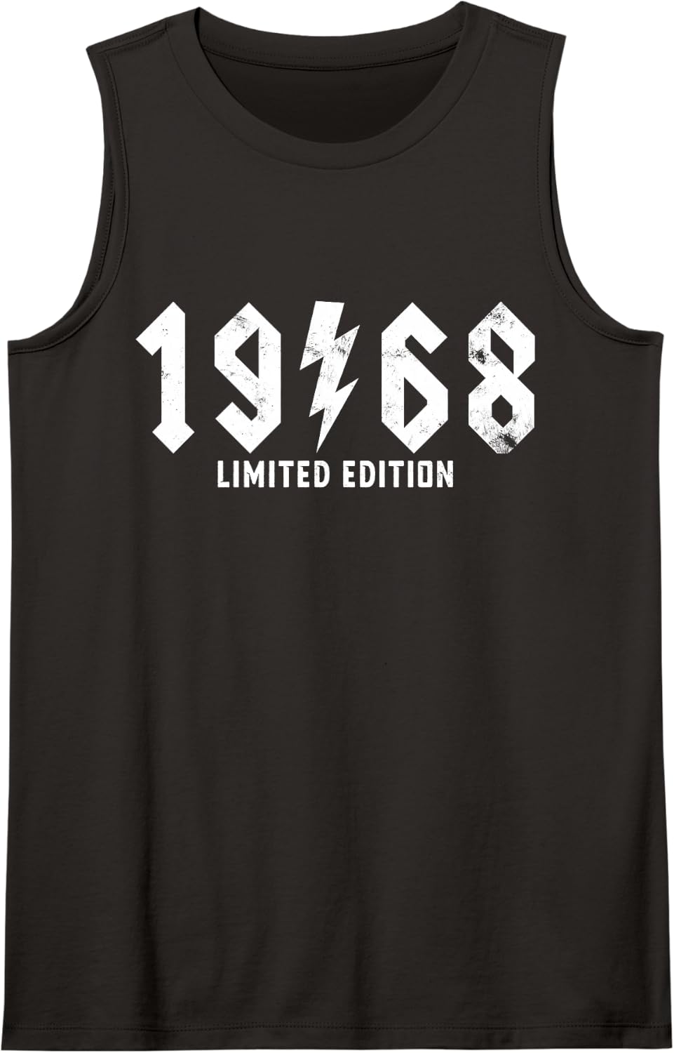 Vintage 1968 Live Legends 58th Birthday Party His Her Sleeveless Tank Top - Black