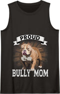 Bully XL Pitbull Crazy Lover Proud Dog Mom American Bully Tank Top - Black