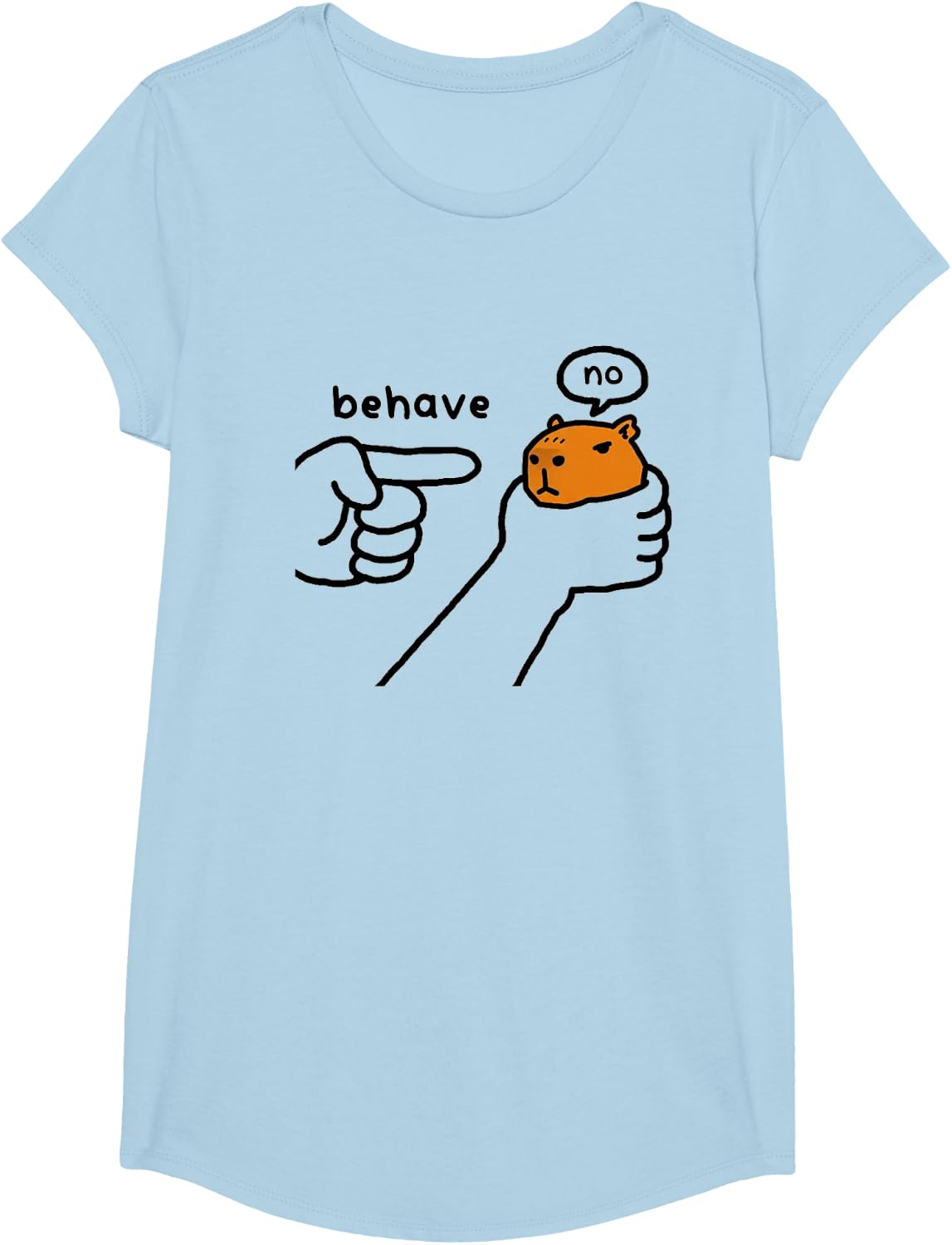 Girls Boys T-Shirt - Girls Baby Blue
