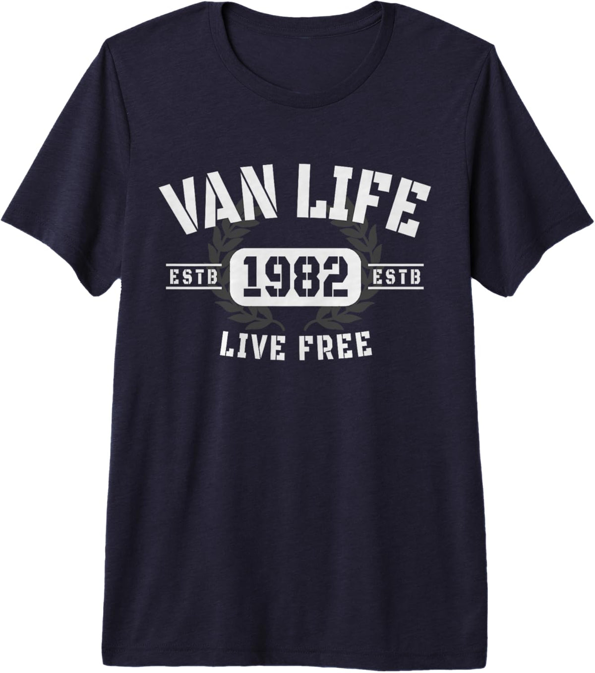 Van Dweller Clothing & Van Life Apparel - Van Life Premium Tri-blend T-Shirt - Navy Blue