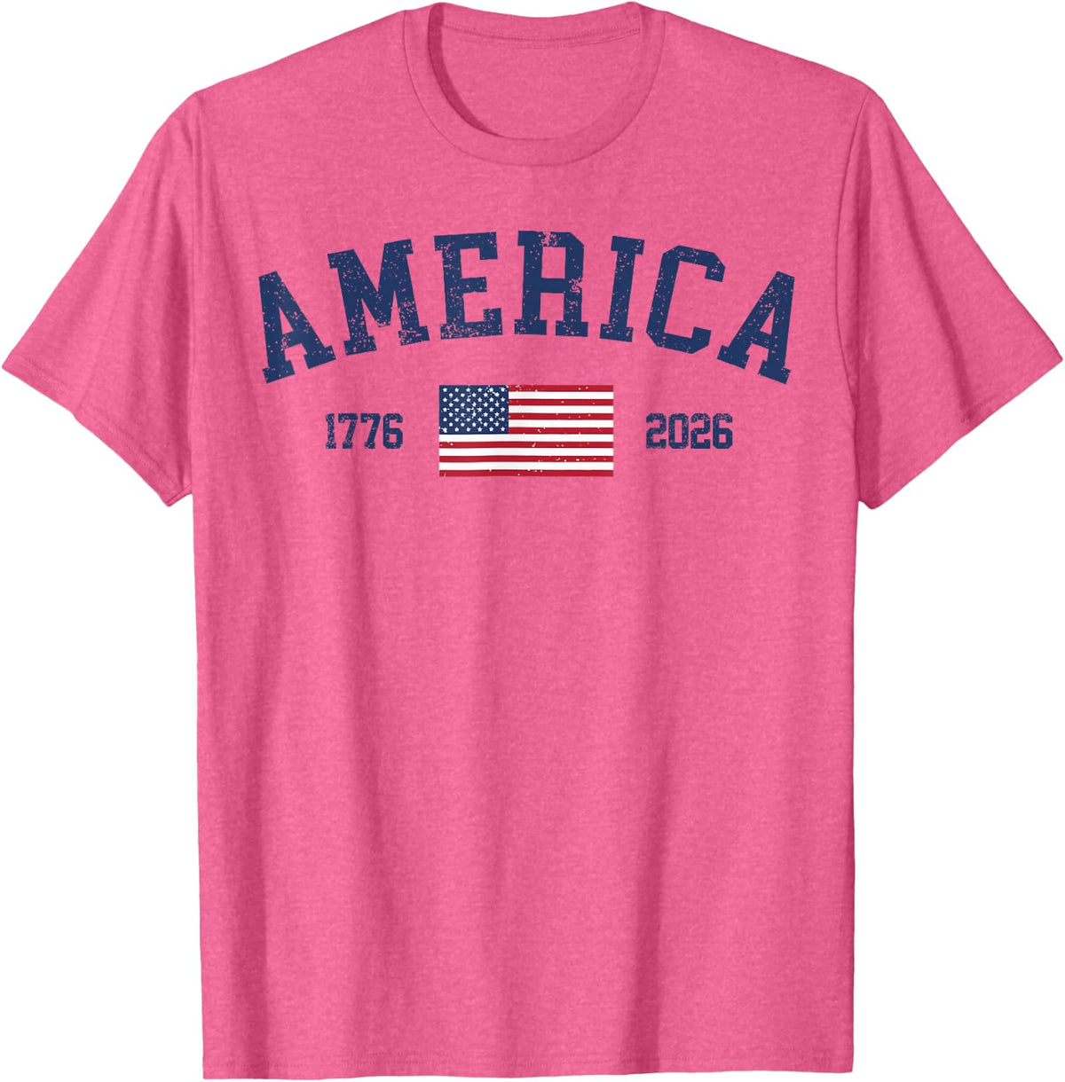250 Years American 250th USA Patriotic 4th of July T-Shirt - Pink Heather