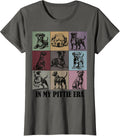 funny Dog Mama Quote In My Pitbull Pittie Era Cool Pitbull T-Shirt - Asphalt Grey