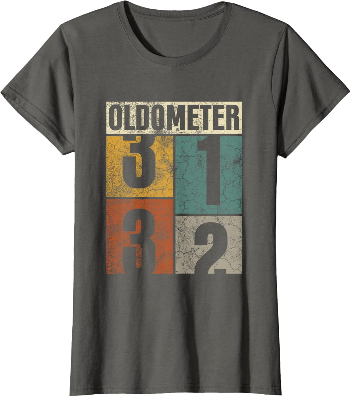 Oldometer 31-32 Legends Retro 32th Birthday Classic His/her T-Shirt - Asphalt Grey
