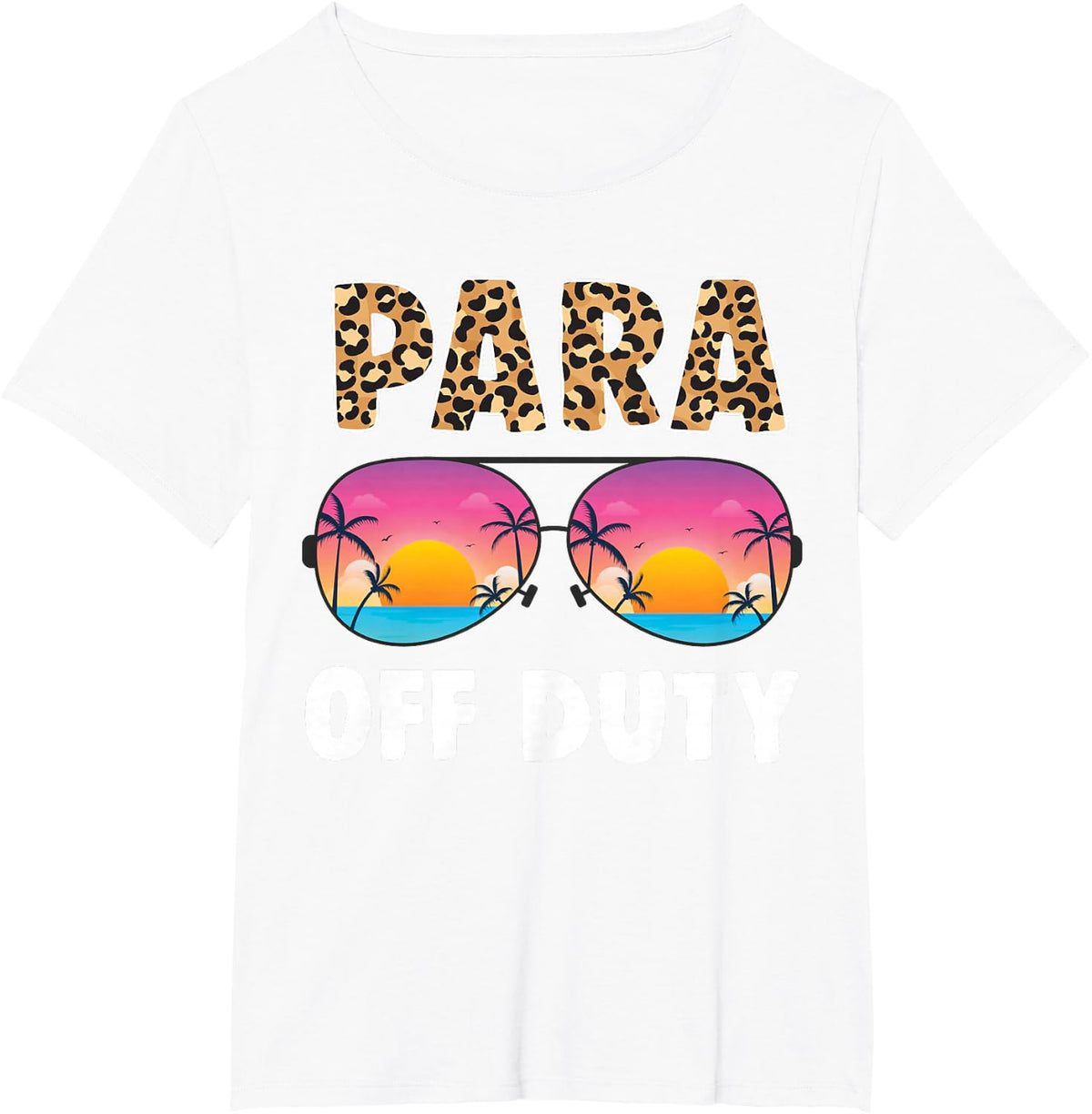 Para Off Duty Paraprofessional para last day of school T-Shirt - White