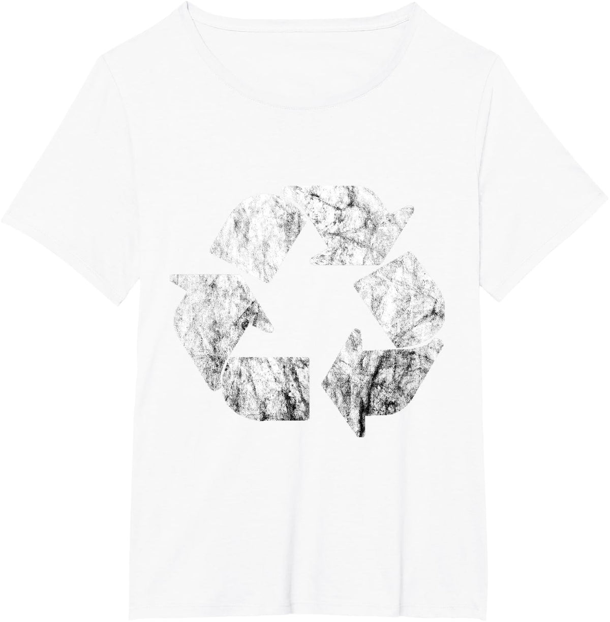 Earth Day Recycle Logo Recycling Garbage Rubbish Trash T-Shirt - White