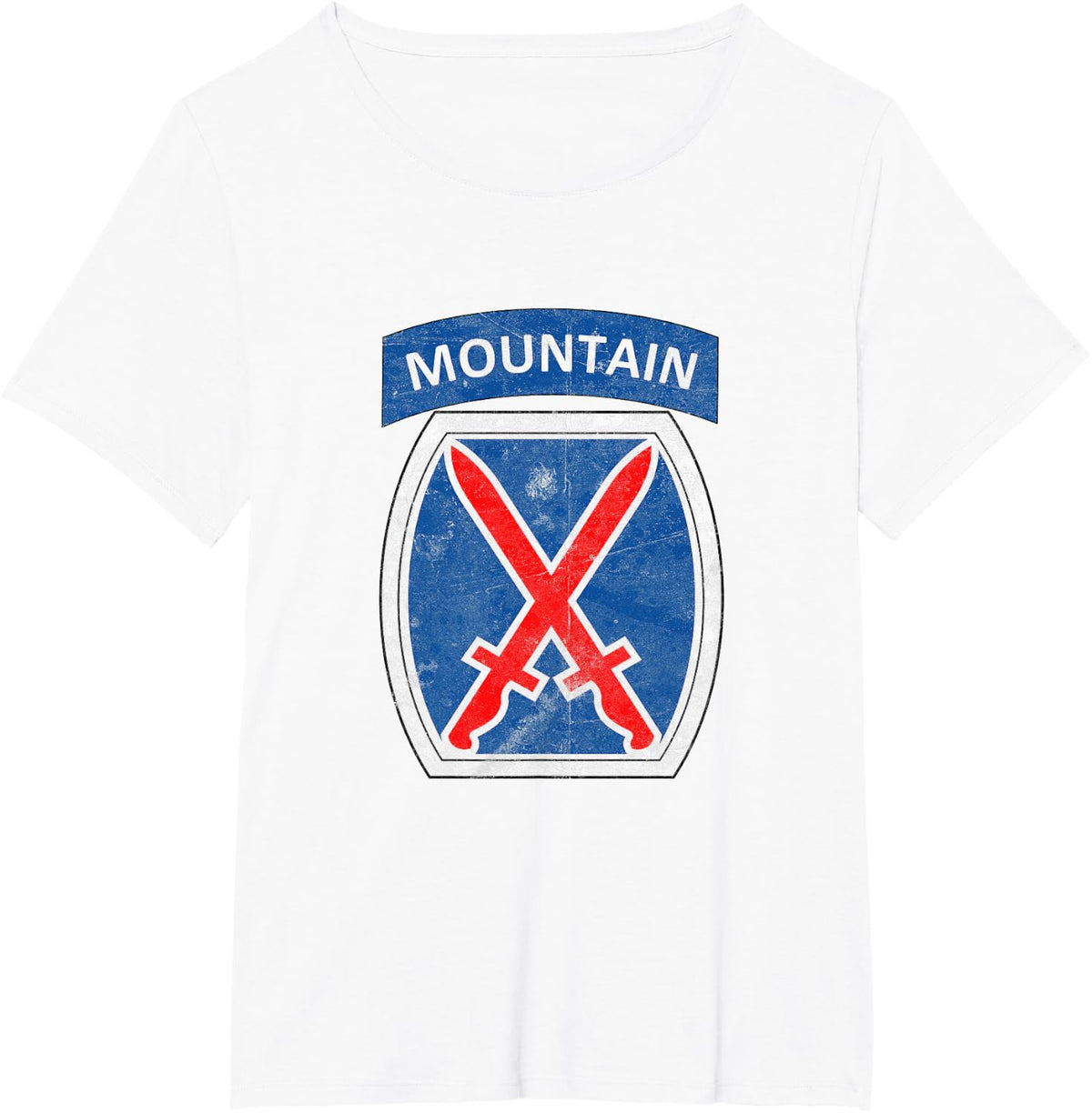 10th Mountain Division Veteran Fort Drum New York Gift Tee T-Shirt - White