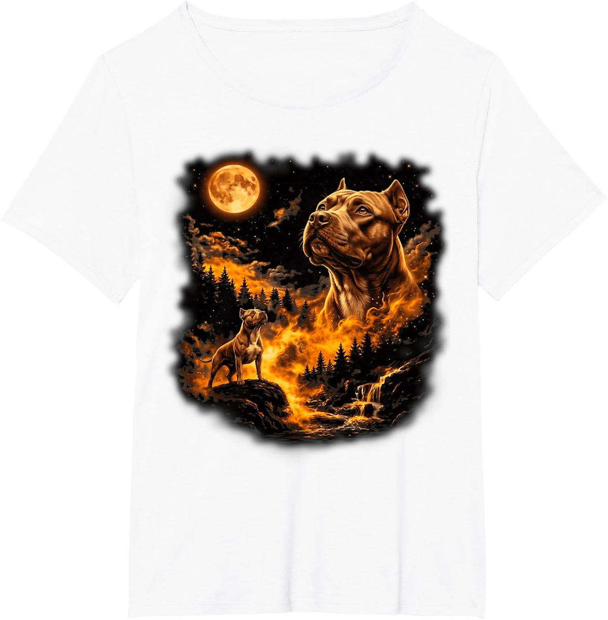 Fire Night 90s Pittie Lover T-Shirt - White