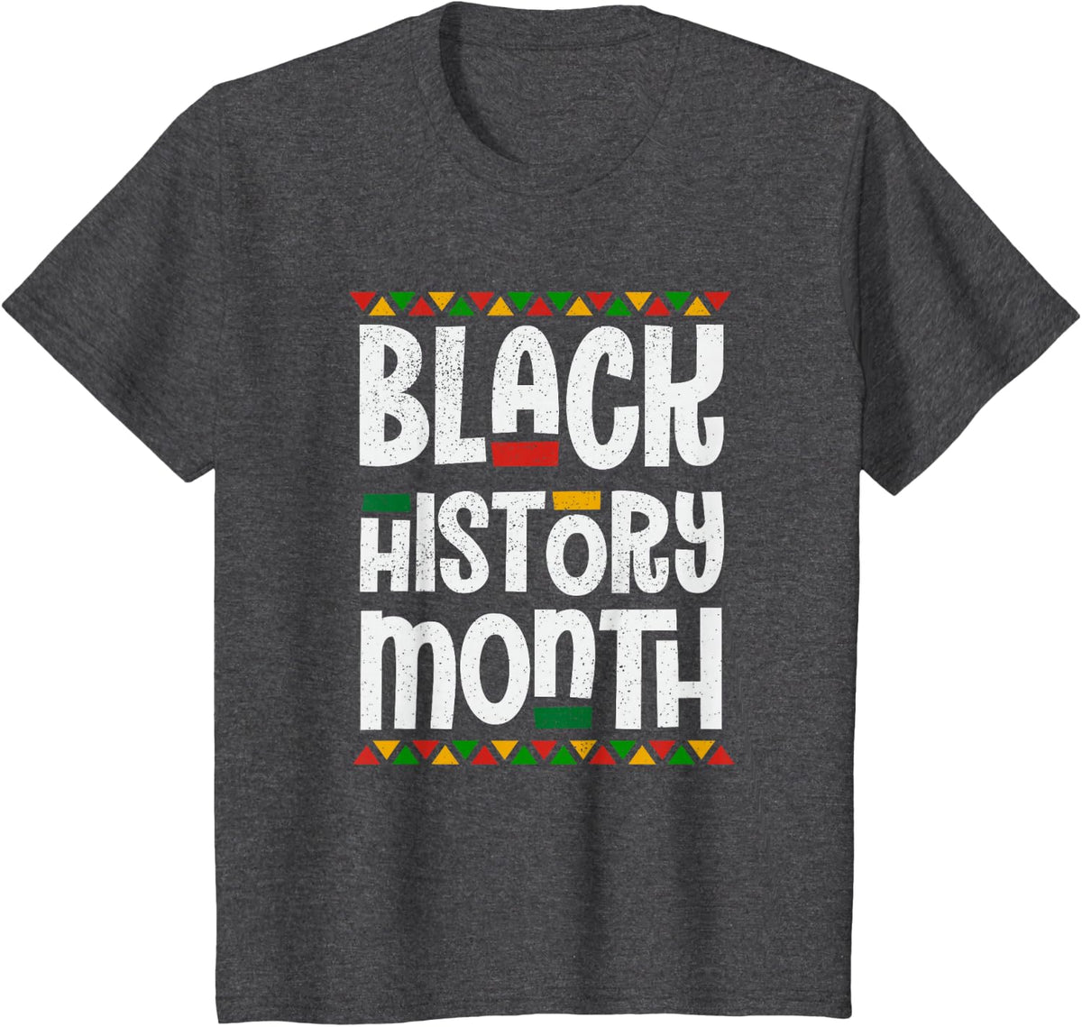 Black History Month African American Melanin Pride Gifts T-Shirt - Dark Heather Grey