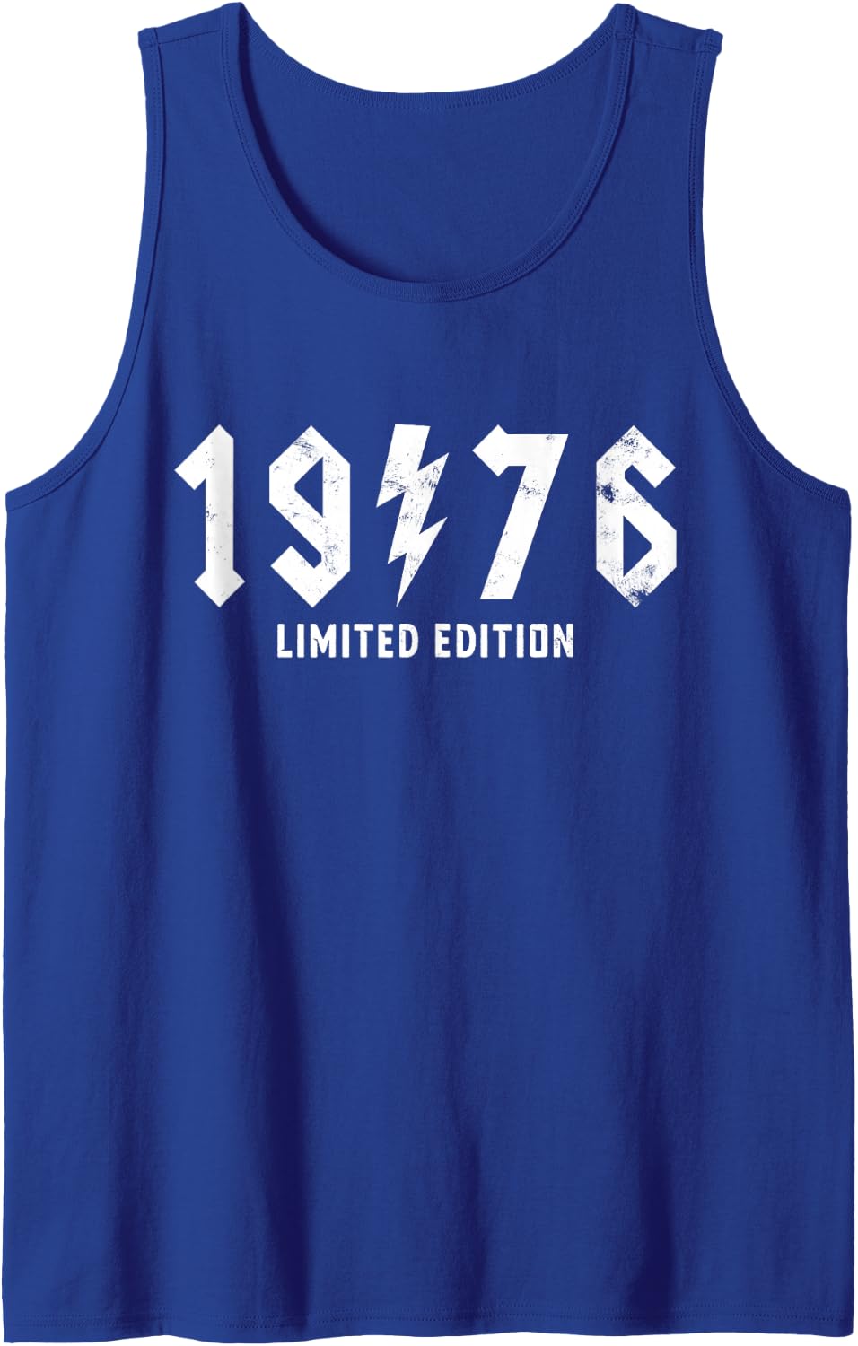 Vintage Legends 50th Birthday Rock Legendary 1976 Classic Sleeveless Tank Top - Royal Blue