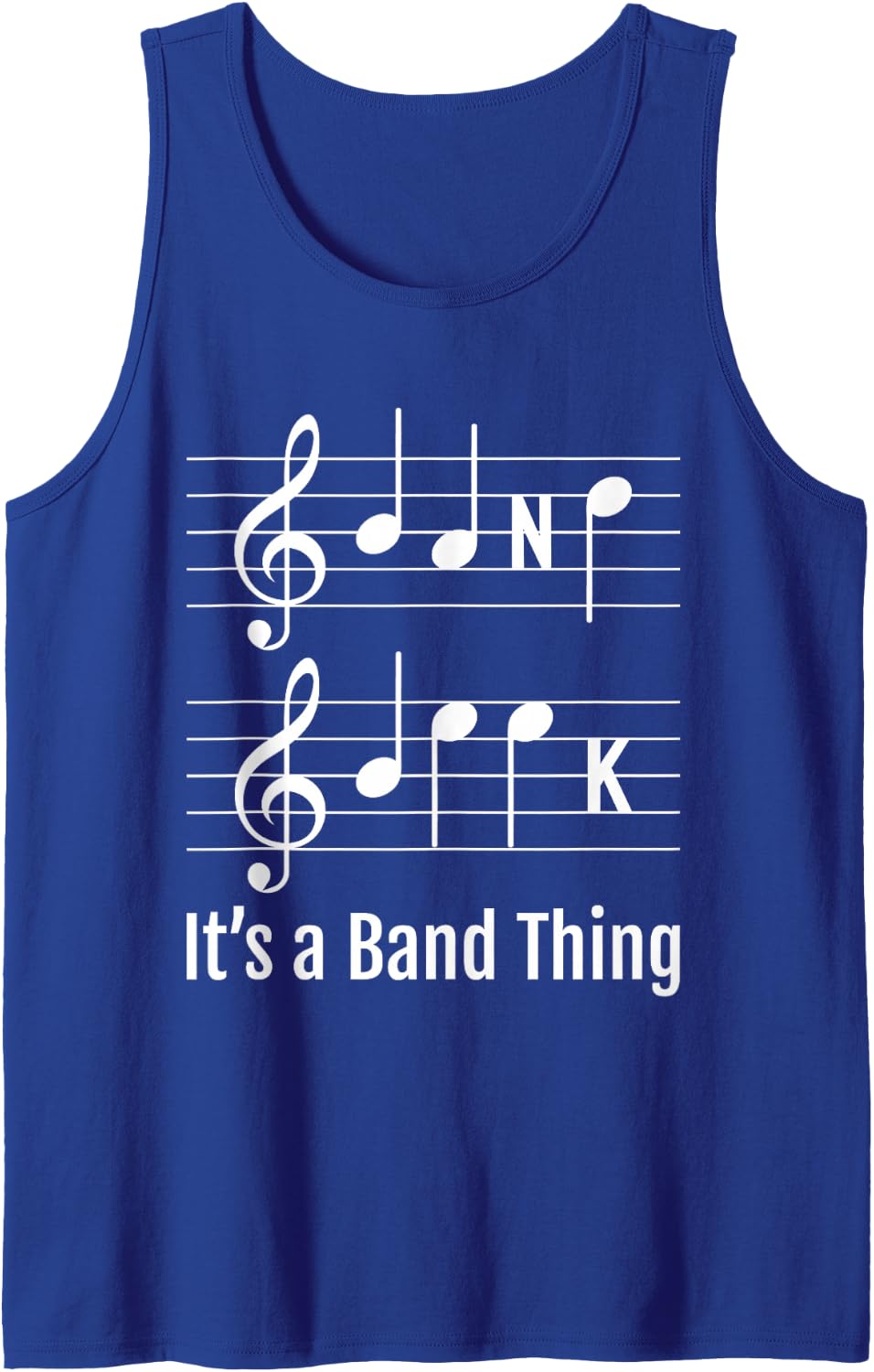 It's a Band Thing Funny Musician Marching Band Tank Top - Royal Blue
