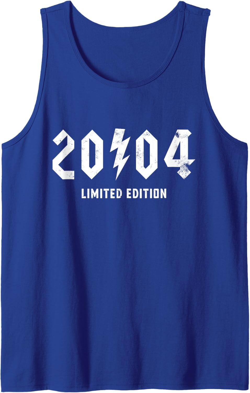 Vintage Legends 22th Birthday Rock Legendary 2004 Classic Sleeveless Tank Top - Royal Blue