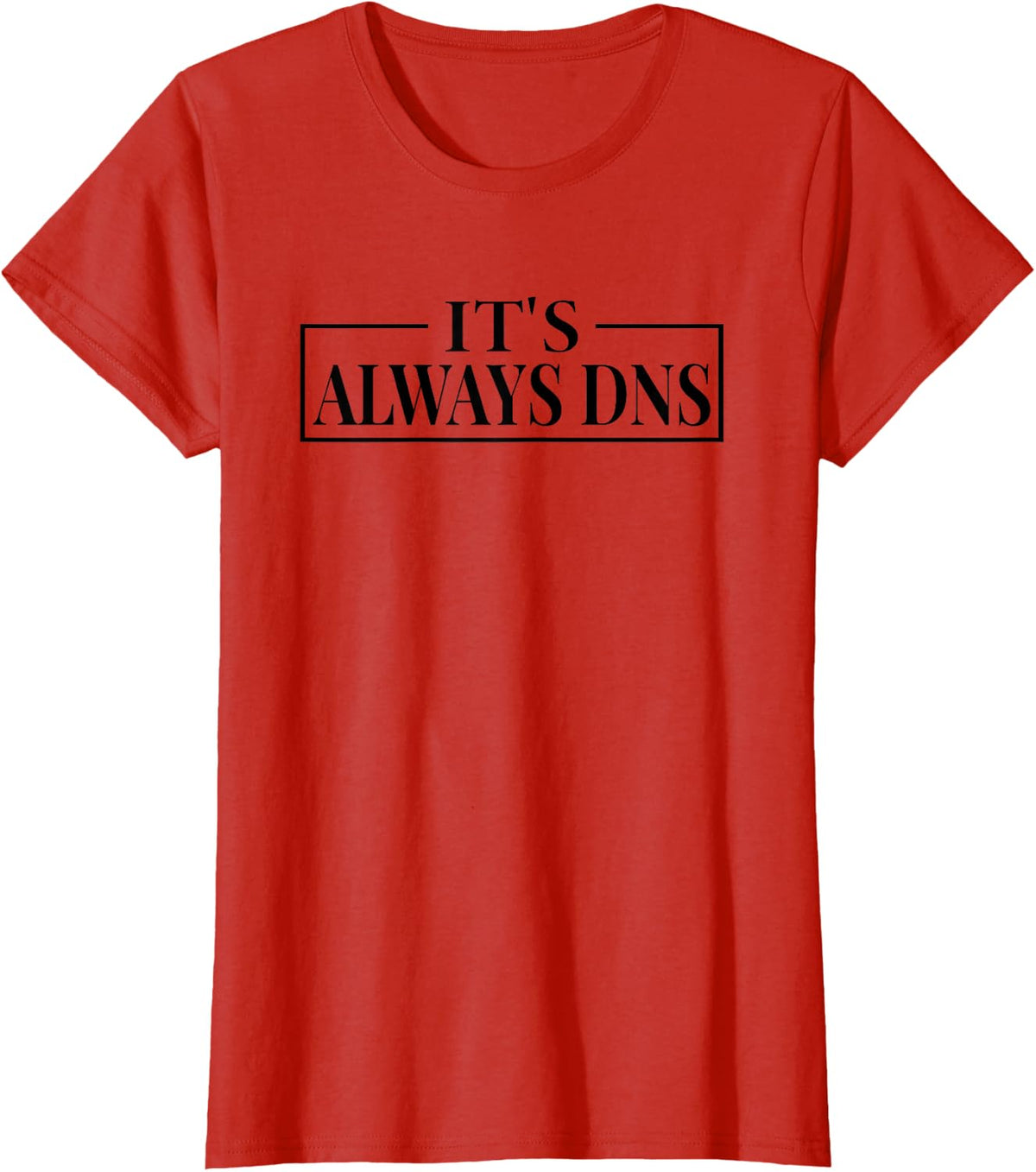 Network Technician Funny Sayings for VLAN T-Shirt - Red