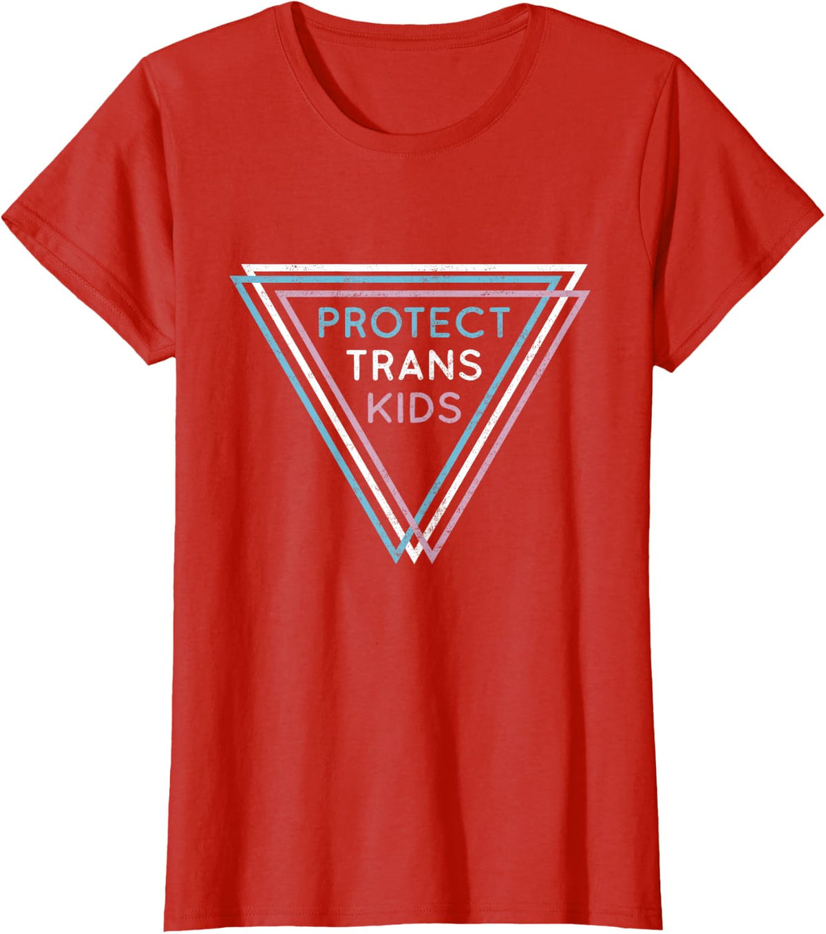 Transgender Protect Trans Kids LGBTQ Pride Ally Human Rights T-Shirt - Red