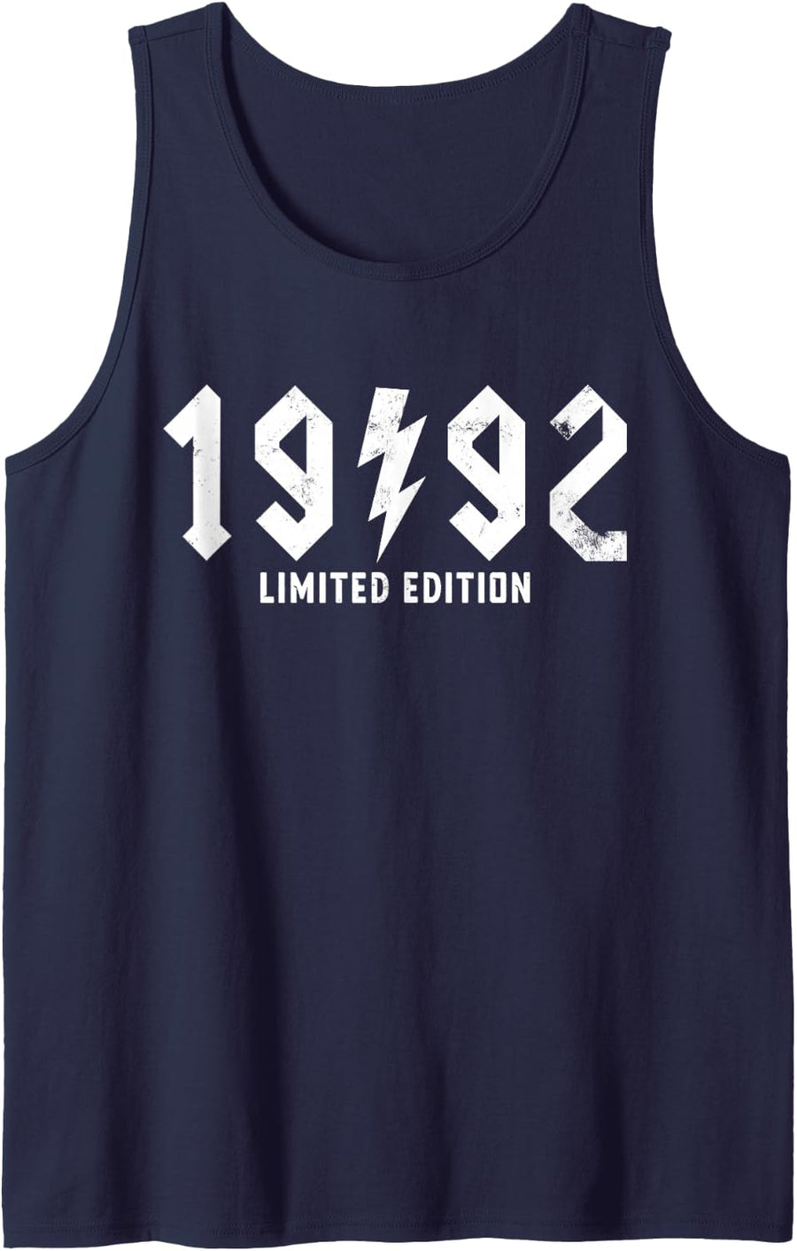 Vintage 1992 Live Legends 34th Birthday Party Gifts His Her Sleeveless Tank Top - Navy Blue