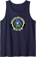 Fort Sherman Panama Jungle Warfare School Pathfinder Veteran Tank Top - Navy Blue