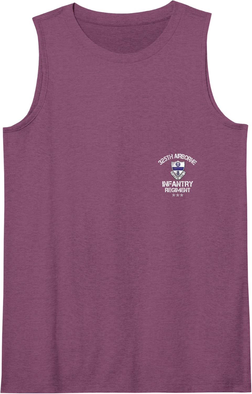 325th Airborne Infantry Regiment Veteran 4th Of July Tank Top - Purple