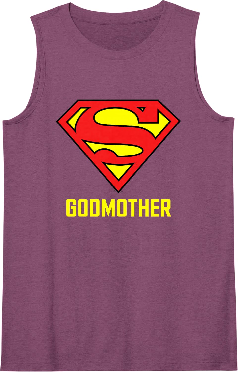 Superman Super Godmother Sleeveless Tank Top - Purple