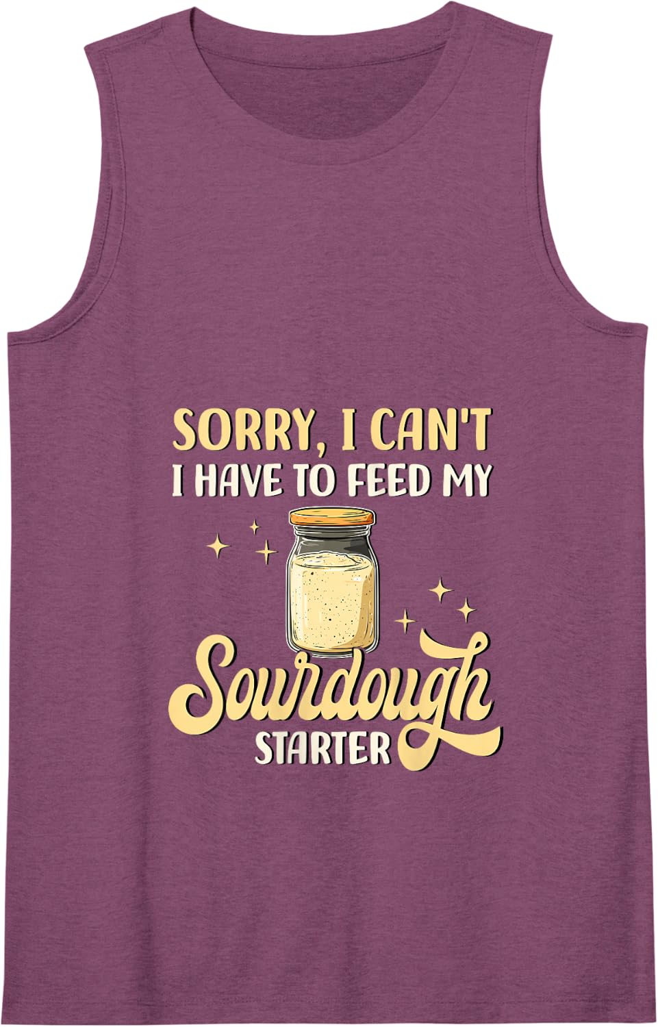 Sourdough Baking Tank Top - Purple