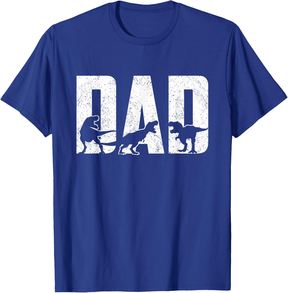 Trex Papa Dinosaur Lovers Cool Vintage Men T-Shirt - Royal Blue