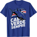 National Cape Cabo Verde Sempre Country Pride Cheer Game Day T-Shirt - Royal Blue