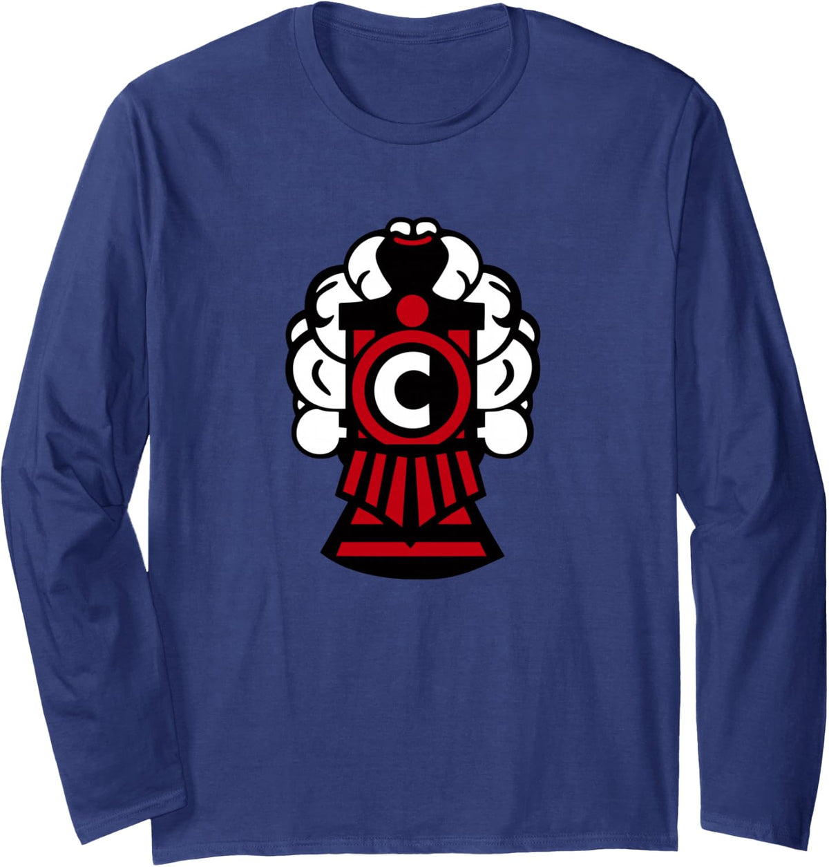 Carlin Railroaders Long Sleeve T-Shirt - Adult Unisex Navy Blue